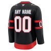 Män Ishockey Ottawa Senators tröja med eget tryck Fanatics Premium 2024-25 Svart Hemma